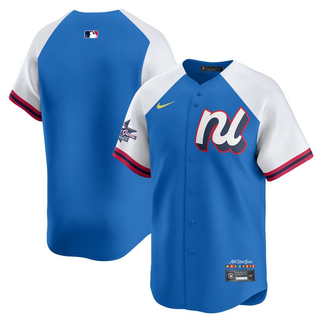 Men's National League 2025 MLB All-Star Jersey BLUE WHITE BLANK