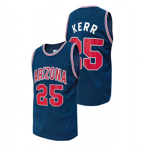 Men's Navy Arizona Wildcats Steve Kerr Alumni Basketball Jersey