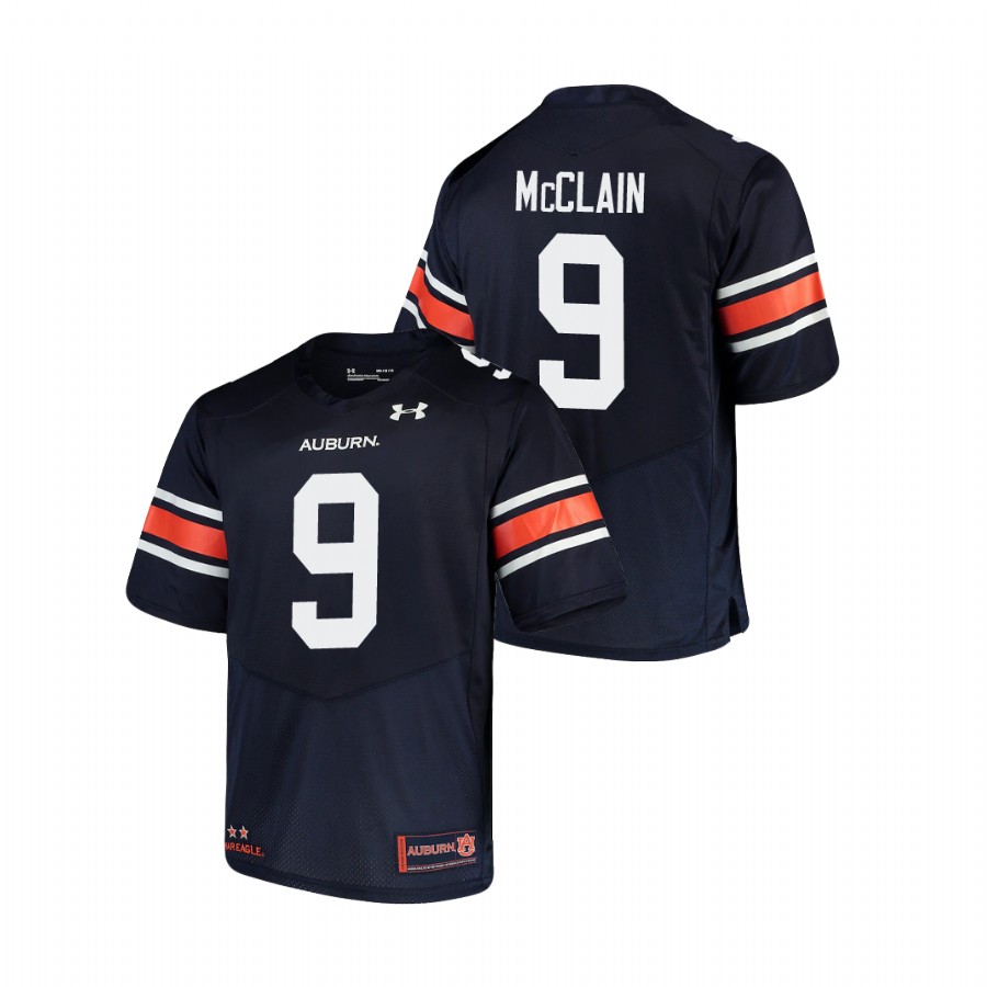 Men's Navy Auburn Tigers Zakoby McClain Replica Football Jersey