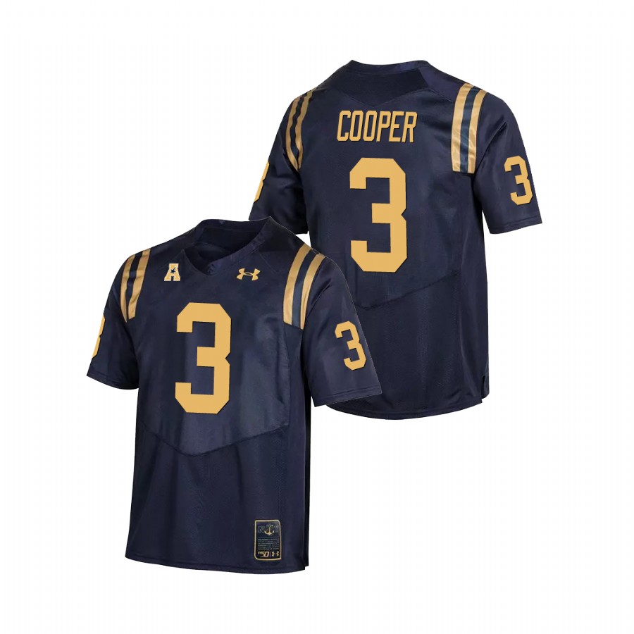 Men's Navy Navy Midshipmen Mychal Cooper College Football Replica Jersey