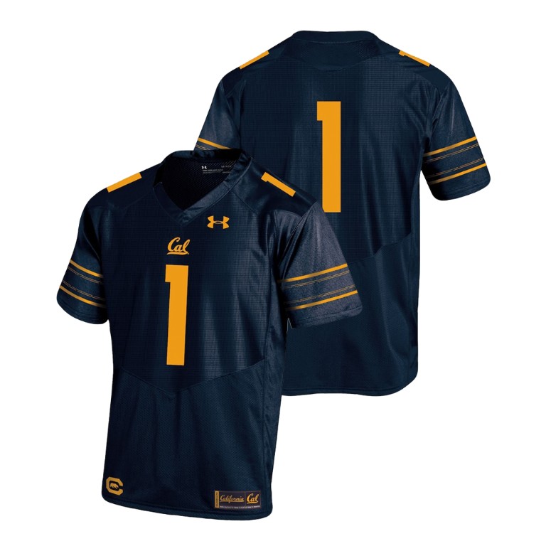 Men's Navy Under Armour College Football California Golden Bears Performance Premier Jersey