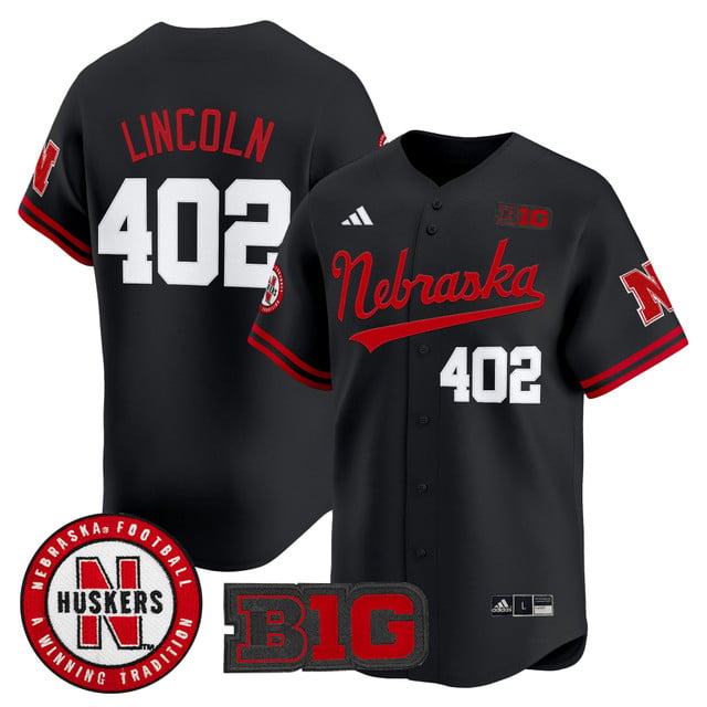 Men's Nebraska Cornhuskers 2025 Vapor Baseball Jersey #402 Lincoln