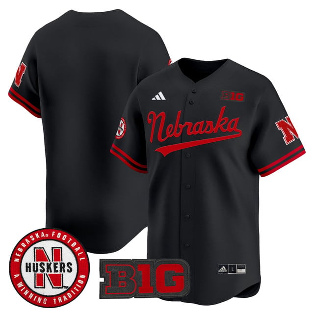 Men's Nebraska Cornhuskers 2025 Vapor Baseball Jersey blank