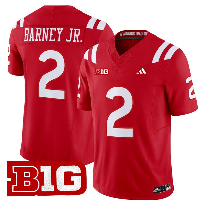 Men's Nebraska Cornhuskers 2026 Vapor Limited Jersey #2 JACORY BARNEY JR.