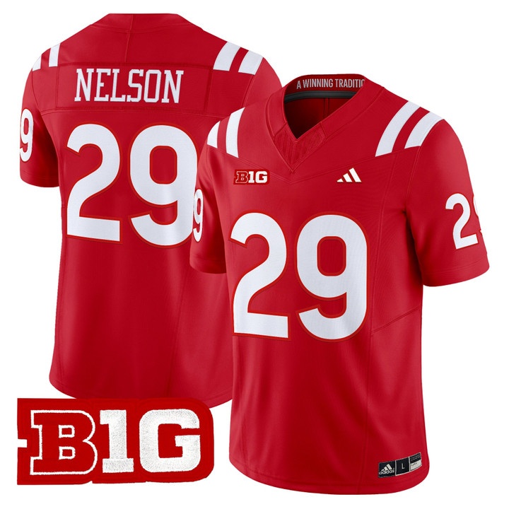 Men's Nebraska Cornhuskers 2026 Vapor Limited Jersey #29 CARTER NELSON