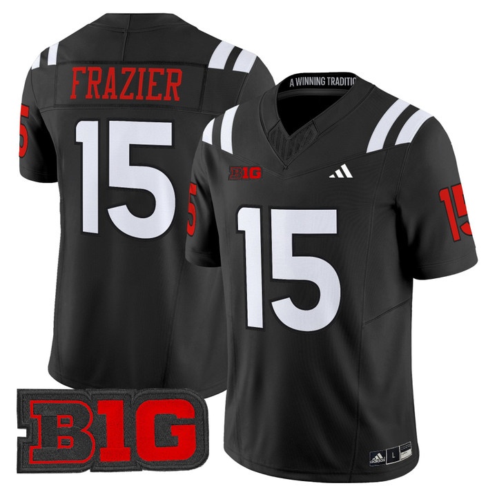 Men's Nebraska Cornhuskers 2026 Vapor Limited Jersey BLACK #15 TOMMIE FRAZIER