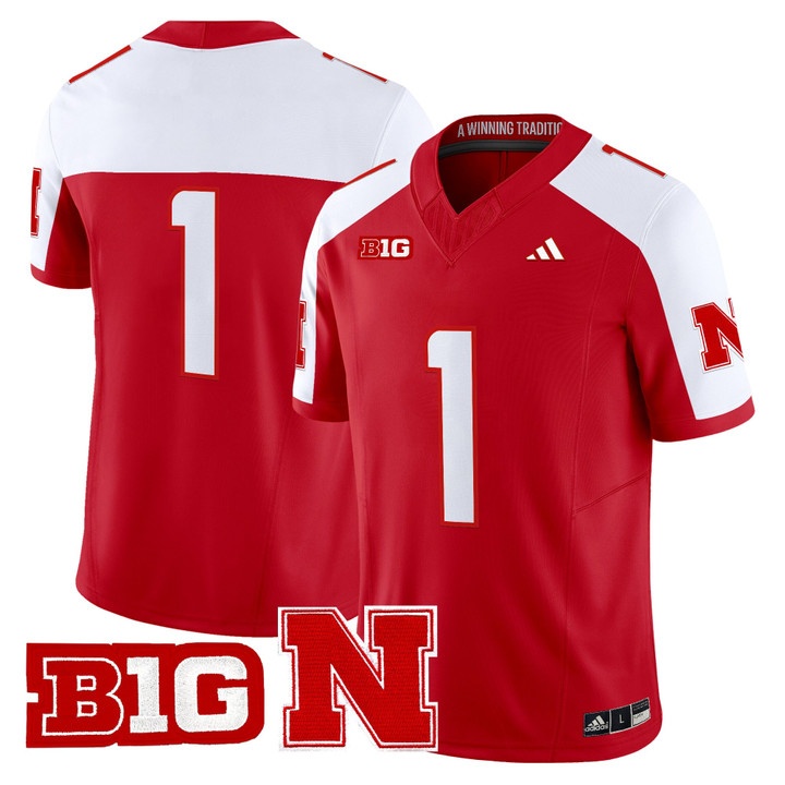 Men's Nebraska Cornhuskers 2026 Vapor Limited Jersey RED2 #1