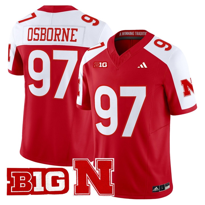 Men's Nebraska Cornhuskers 2026 Vapor Limited Jersey RED2 #97 TOM OSBORNE