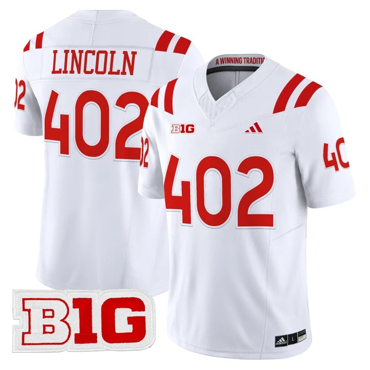 Men's Nebraska Cornhuskers 2026 Vapor Limited Jersey WHITE #402 LINCOLN