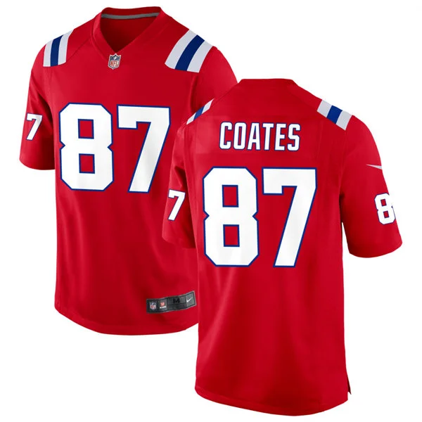 Men's New England Patriots Retired Player #87 Ben Coates Nike Red Alternate Vapor F.U.S.E. Limited Jersey 