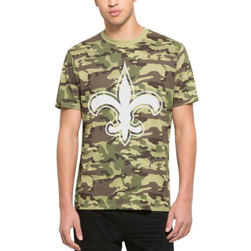 Men's New Orleans Saints '47 Camo Alpha T-Shirt