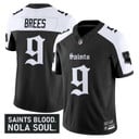 Men's New Orleans Saints 'Gothic Vieux Carré Edition' Vapor Jersey - All Stitched Alternate  Drew Brees