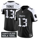 Men's New Orleans Saints 'Gothic Vieux Carré Edition' Vapor Jersey - All Stitched Alternate  Michael Thomas