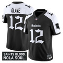 Men's New Orleans Saints 'Gothic Vieux Carré Edition' Vapor Jersey - All Stitched Alternate Chris Olave