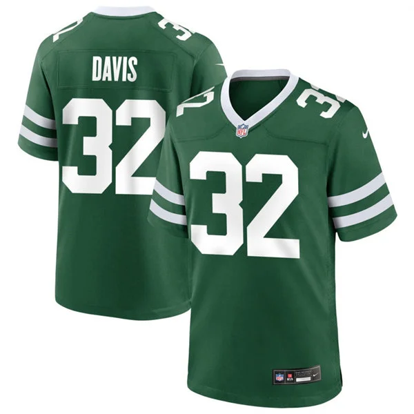 Men's New York Jets #32 Isaiah Davis Nike Green Vapor Legacy F.U.S.E. Limited Jersey 