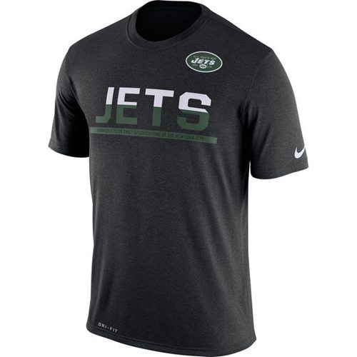 Men's New York Jets Nike Practice Legend Performance T-Shirt Black