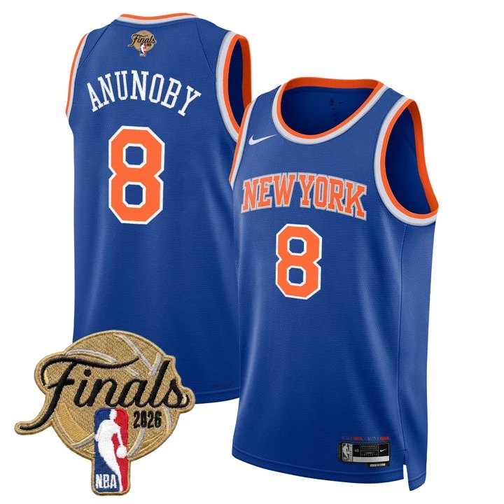 Men's New York Knicks 2026 Finals Swingman Jersey #8 OG ANUNOBY