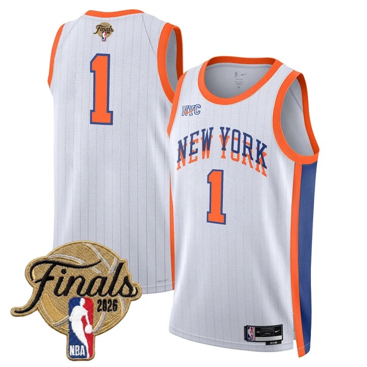 Men's New York Knicks 2026 Finals Swingman Jersey 23-24CITY #1