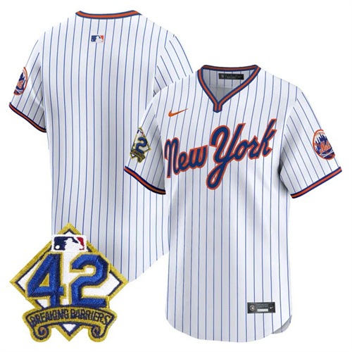 Men's New York Mets 2025 Jackie Robinson Patch Road Alternate Jersey PINSTRIPE BLANK.webp