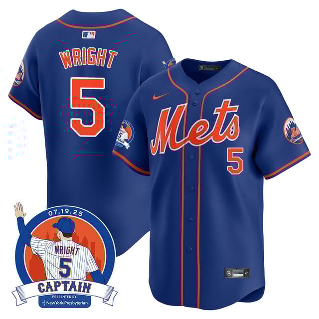 Men's New York Mets David Wright Mets Legend Jersey ROYAL#5 DAVID WRIGHT