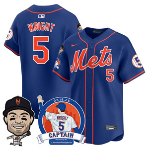 Men's New York Mets David Wright Mets Legend Jersey V2 - All Stitched David  Wright - 5