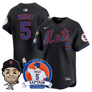 Men's New York Mets David Wright Mets Legend Jersey V2 - All Stitched David Wright - 5