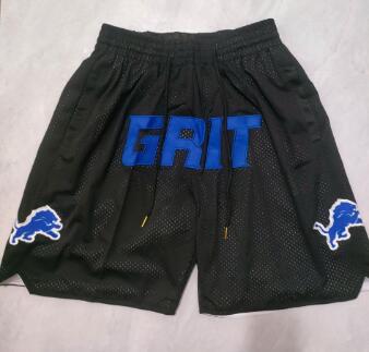 Men's Nike Black Detroit Lions Stretch Woven Shorts