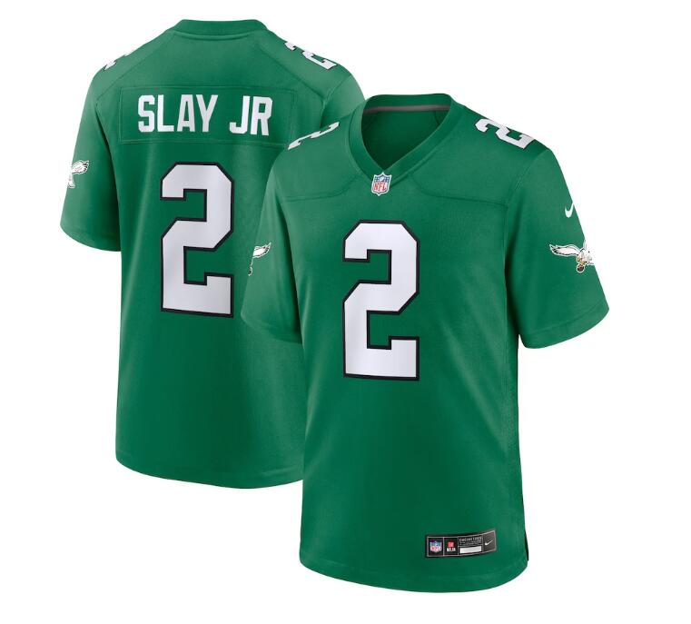 Men's Nike Darius Slay Kelly Green Philadelphia Eagles Alternate Game Player Jersey