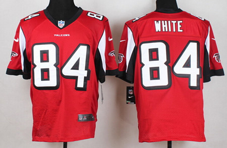 Men's Nike Elite Jersey Atlanta Falcons #84 Roddy White Red