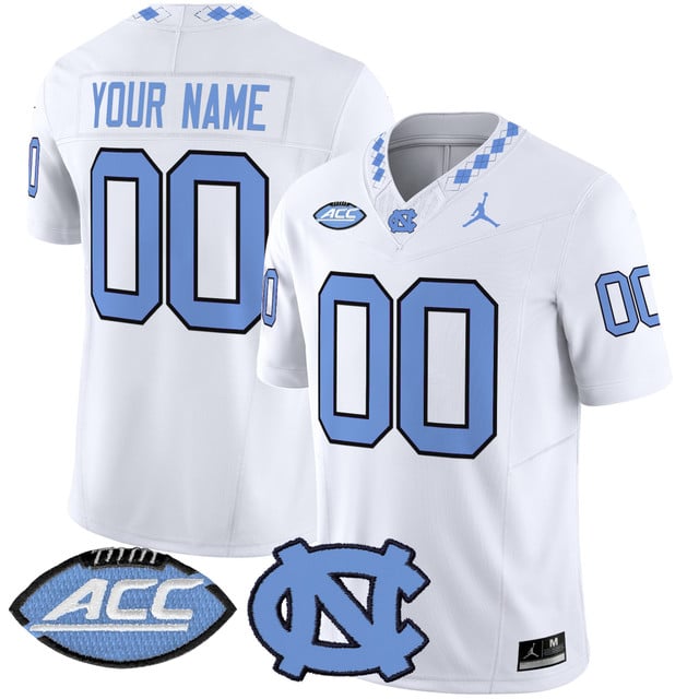 Men's North Carolina Tar Heels 2025 Vapor Limited Jersey white