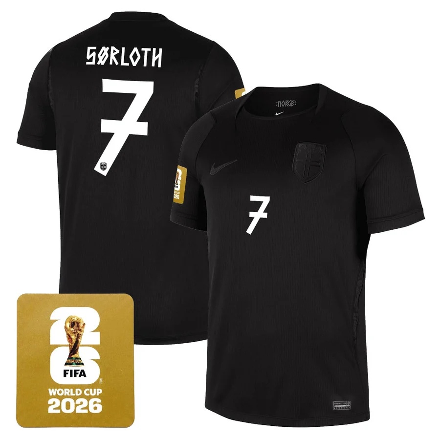 Men's Norway 2026 World Cup National Team Jersey #7 ALEXANDER SORLOTH