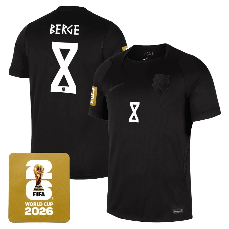 Men's Norway 2026 World Cup National Team Jersey #8 SANDER BERGE