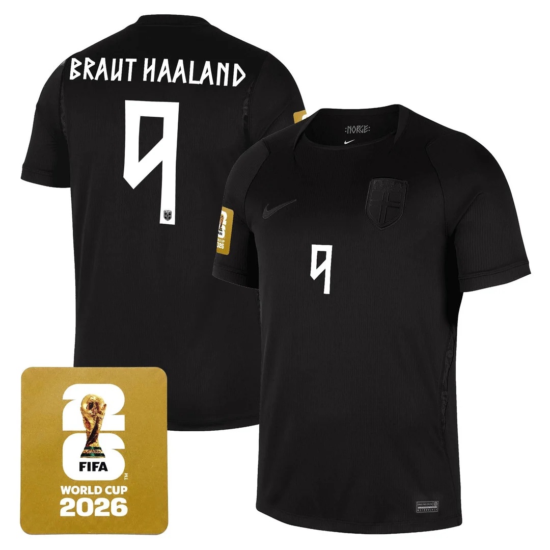 Men's Norway 2026 World Cup National Team Jersey #9 ERLING HAALAND