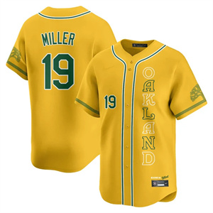 Men's Oakland Athletics City Connect Concept Jersey - All Stitched Mason Miller -# 19