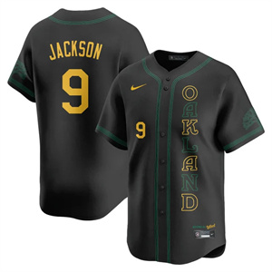 Men's Oakland Athletics City Connect Concept Jersey - All Stitched Reggie Jackson -  9