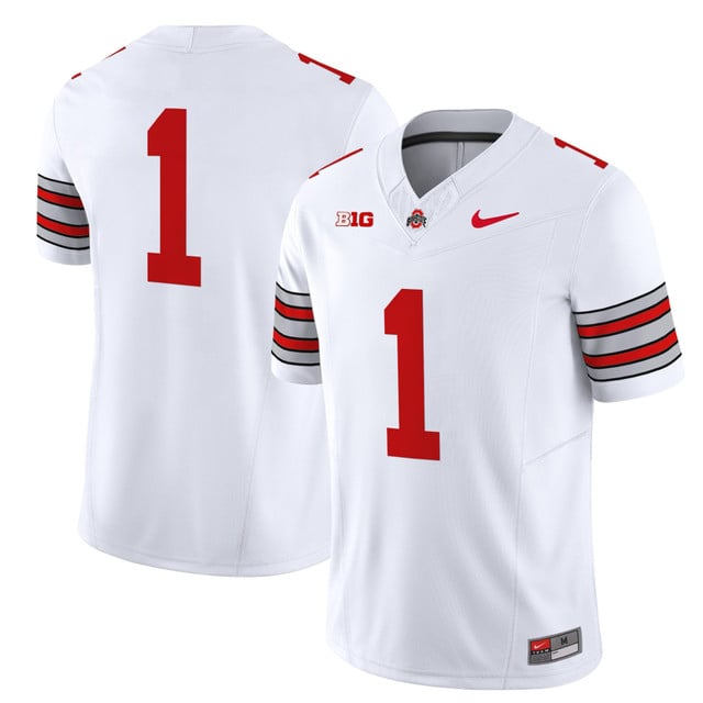 Men's Ohio State Buckeyes 'Heritage Stripe' 202526 Vapor Limited Jersey #1