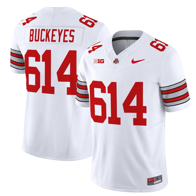 Men's Ohio State Buckeyes 'Heritage Stripe' 202526 Vapor Limited Jersey #614 Buckeyes