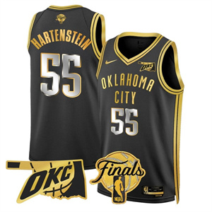 Men's Oklahoma City Thunder Jersey - Final Patch - All Stitched Isaiah Hartenstein  - 55