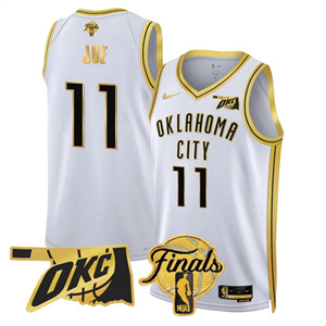 Men's Oklahoma City Thunder Jersey - Final Patch - All Stitched Isaiah Joe    - 11