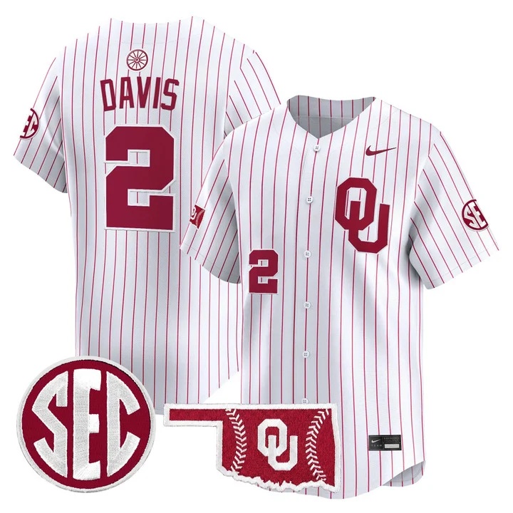 Men's Oklahoma Sooners 2026 Vapor Premier Limited Jersey #2 MYLES DAVIS