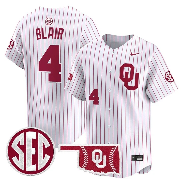 Men's Oklahoma Sooners 2026 Vapor Premier Limited Jersey #4 ALEC BLAIR