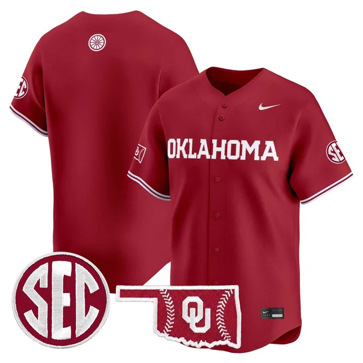Men's Oklahoma Sooners 2026 Vapor Premier Limited Jersey RED BLANK