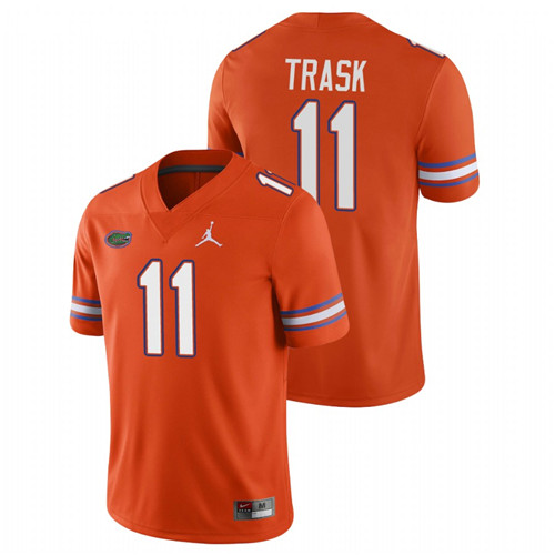 Men's Orange Florida Gators Kyle Trask Game College Football Jersey