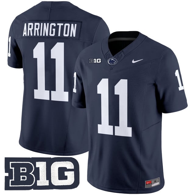Men's Penn State Nittany Lions 2025 Vapor Limited Jersey navy #11 LaVar Arrington