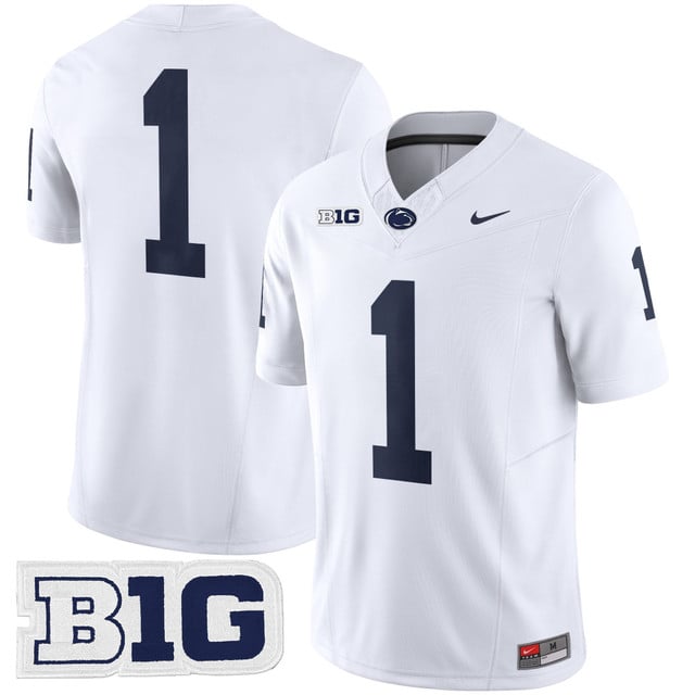 Men's Penn State Nittany Lions 2025 Vapor Limited Jersey white #1