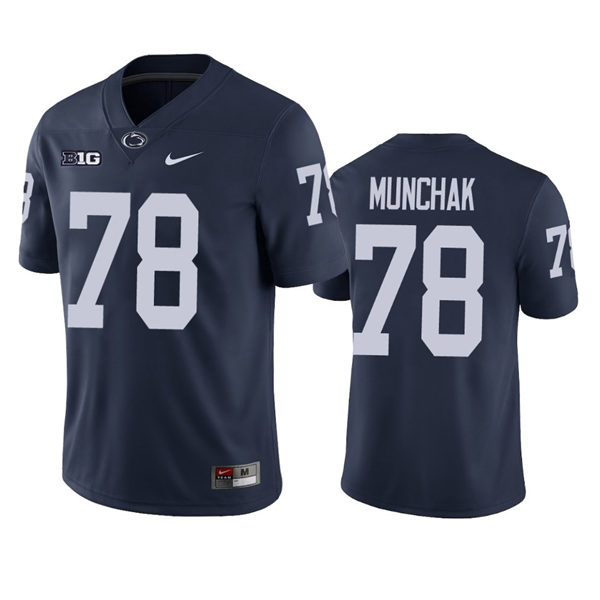 Men's Penn State Nittany Lions Retired Player #78 Mike munchak Nike Navy with Name College Football Jersey