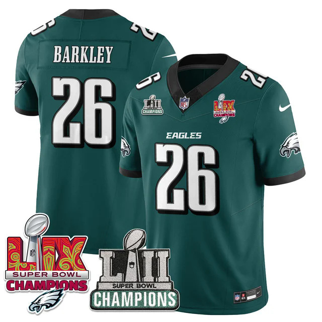 Men's Philadelphia Eagles LII-LIX Super Bowl Champions Vapor Limited Jersey  #26 BARKLEY.webp