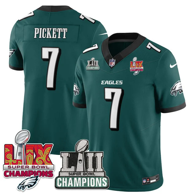 Men's Philadelphia Eagles LII-LIX Super Bowl Champions Vapor Limited Jersey #7 PICKETT.webp