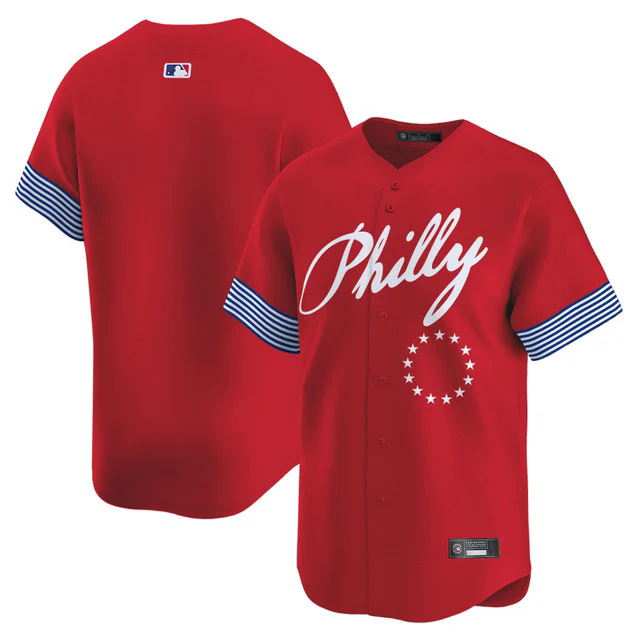 Men's Philadelphia Phillies 2025 Independence Day Jersey V2 red blank.webp