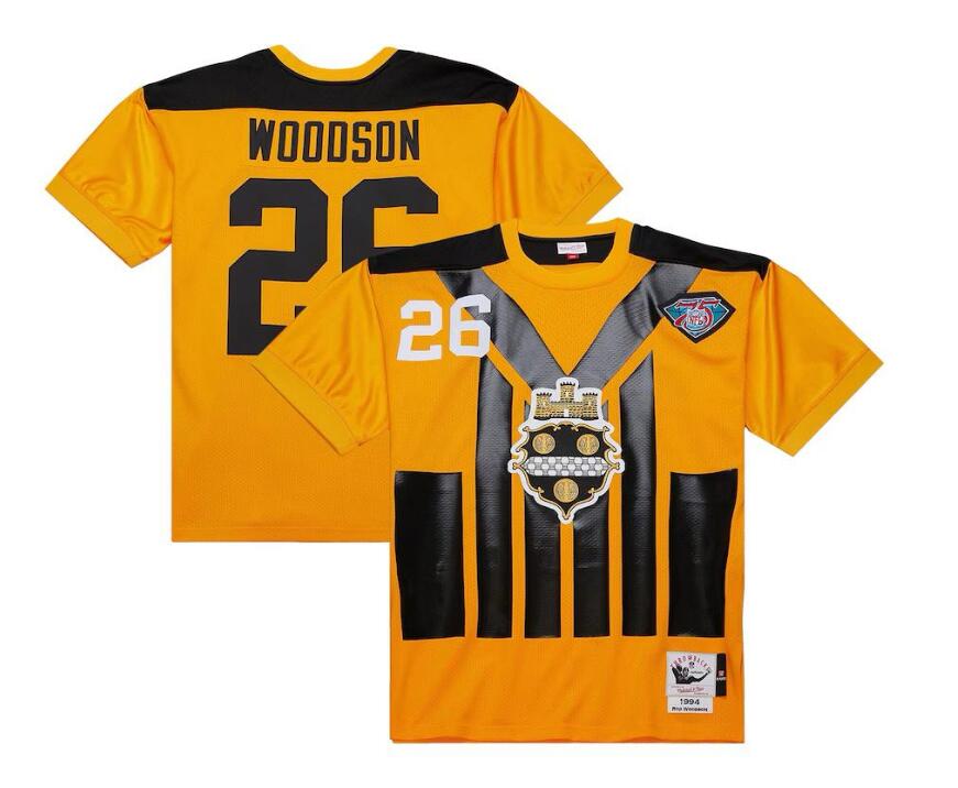 Men's Pittsburgh Steelers #26 Rod Woodson